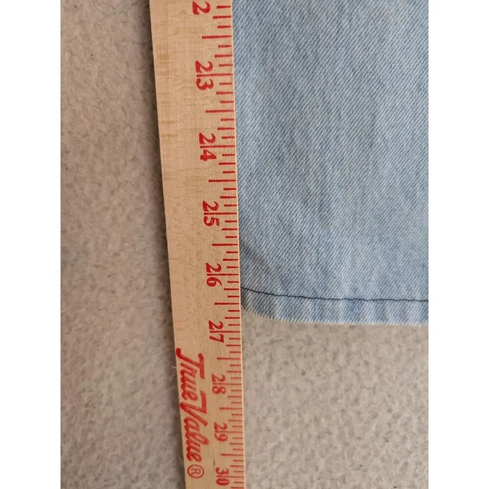 Vintage Levis 501 Jeans Mens 36x30 FITS 34x27 Blue Button Fly Straight Light